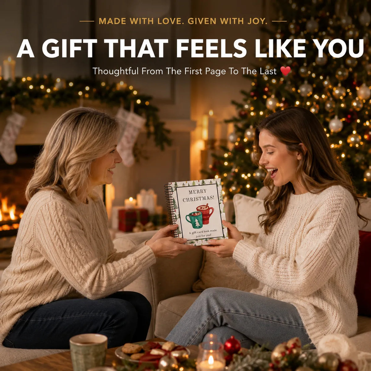 🎁 Don't Just Hand Over an Envelope! Turn Gift Cards into 12 Pages of Christmas Surprises! 🎄