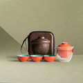 Imperial Crimson Travel Tea Set Palace Red Main Image