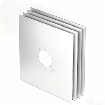 ♻️ Reusable Gas Stove Burner Liners – Cut-to-Fit Stove Protector Mats 1