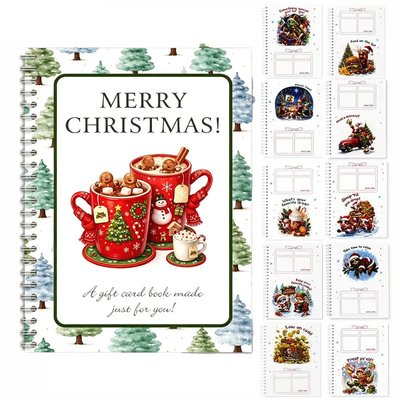 🎁 Don't Just Hand Over an Envelope! Turn Gift Cards into 12 Pages of Christmas Surprises! 🎄
