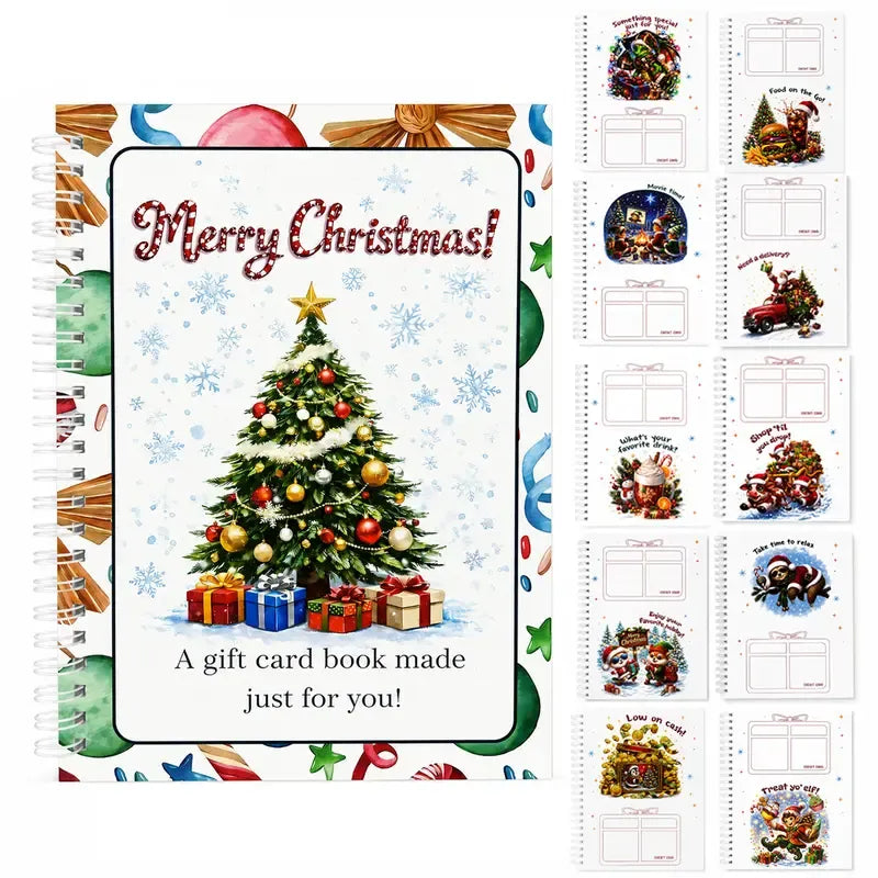 🎁 Don't Just Hand Over an Envelope! Turn Gift Cards into 12 Pages of Christmas Surprises! 🎄