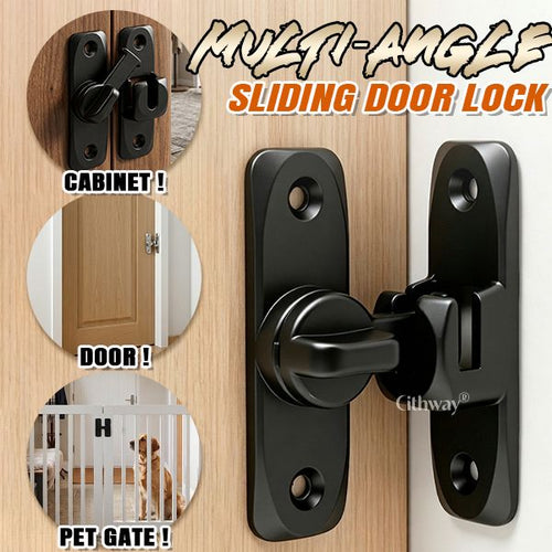 Cithway® Multi-Angle Sliding Door Lock