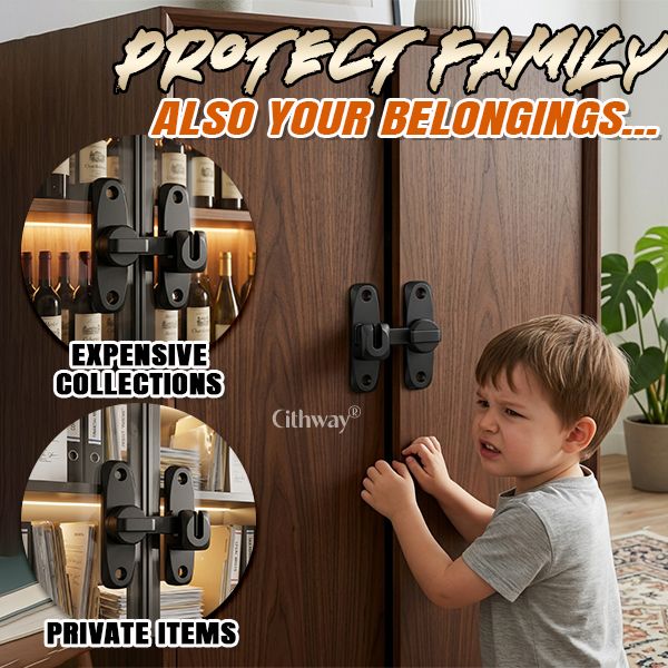 Cithway® Multi-Angle Sliding Door Lock