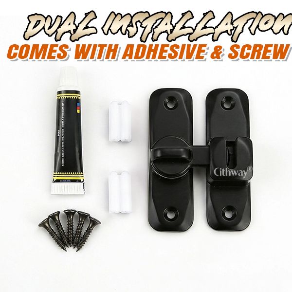 Cithway® Multi-Angle Sliding Door Lock