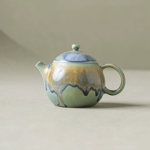 Thousand Miles of Rivers and Mountains Crystalline Glaze Xishi Teapot Hover Image