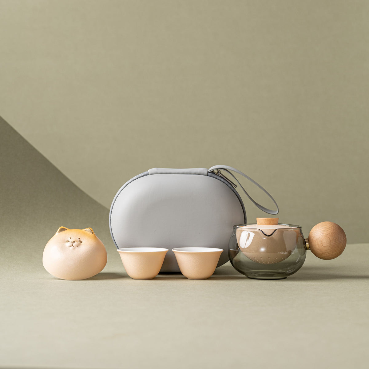 Shiba Spin Portable Tea Set Main Image