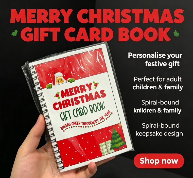 🎁 Don't Just Hand Over an Envelope! Turn Gift Cards into 12 Pages of Christmas Surprises! 🎄