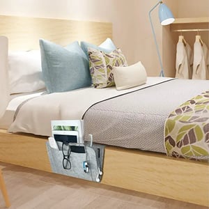 ✨ Everything Within Reach! Keep Your Bedside Neat & Clutter-Free!