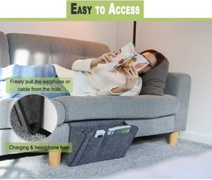 ✨ Everything Within Reach! Keep Your Bedside Neat & Clutter-Free!