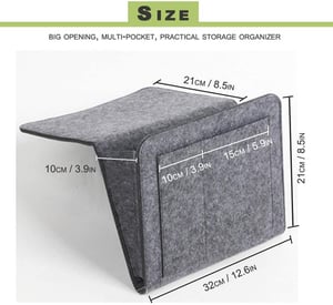 ✨ Everything Within Reach! Keep Your Bedside Neat & Clutter-Free!