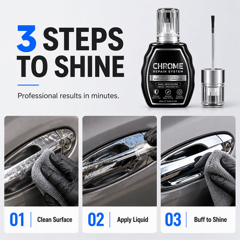 🚗 Chrome Restoration Kit | Bring Back Metallic Shine