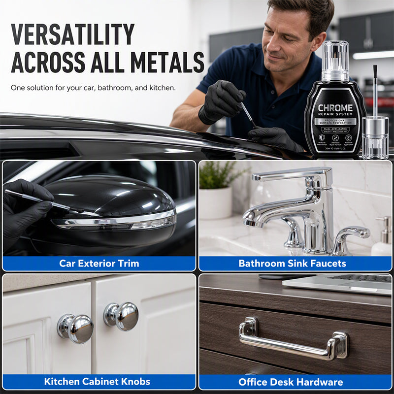 🚗 Chrome Restoration Kit | Bring Back Metallic Shine