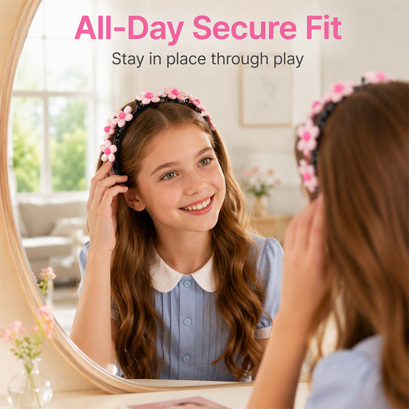 🌺 Kids Braided Hairpin – Easy 3‑min styling &🎀 cute cartoon designs ✨