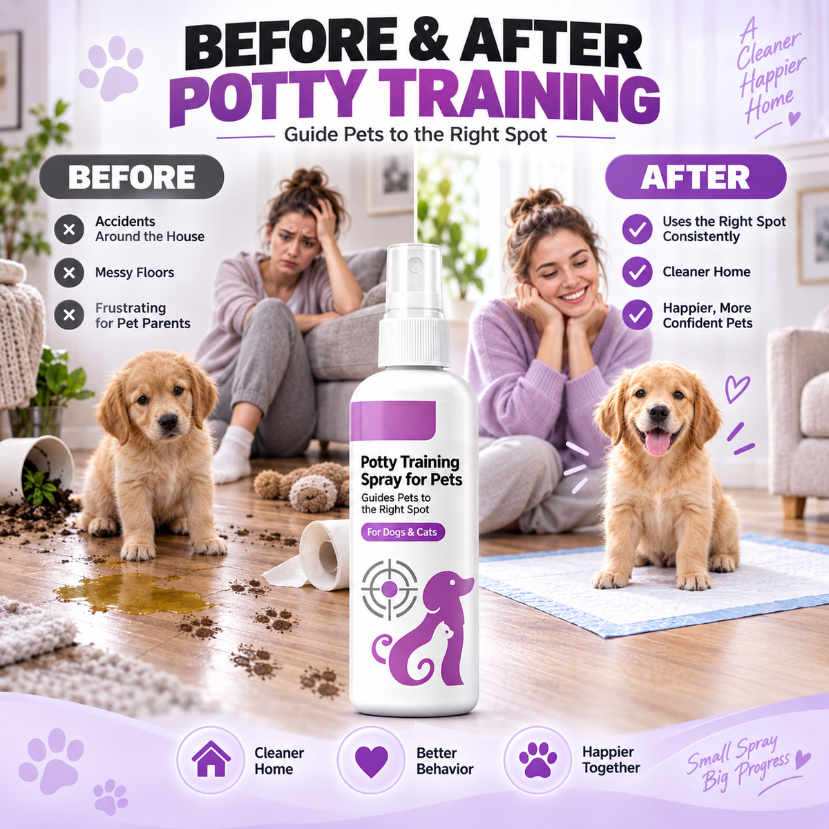 🔥 Must-Have Potty Training Hack – Pet Training Spray