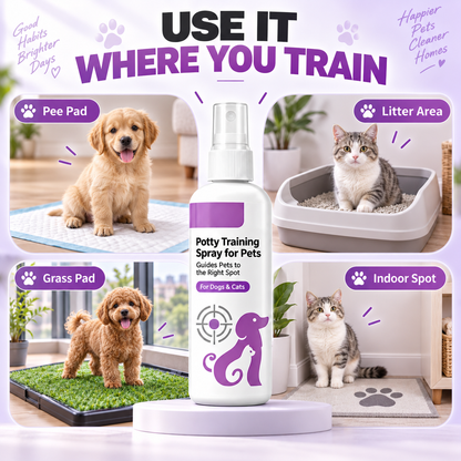 🔥 Must-Have Potty Training Hack – Pet Training Spray