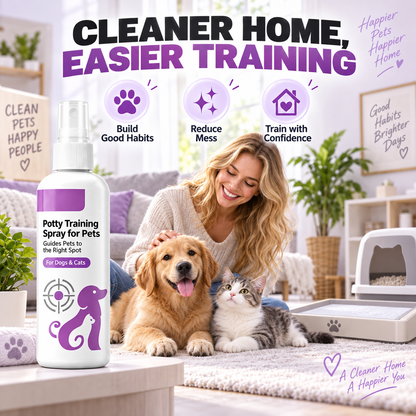 🔥 Must-Have Potty Training Hack – Pet Training Spray
