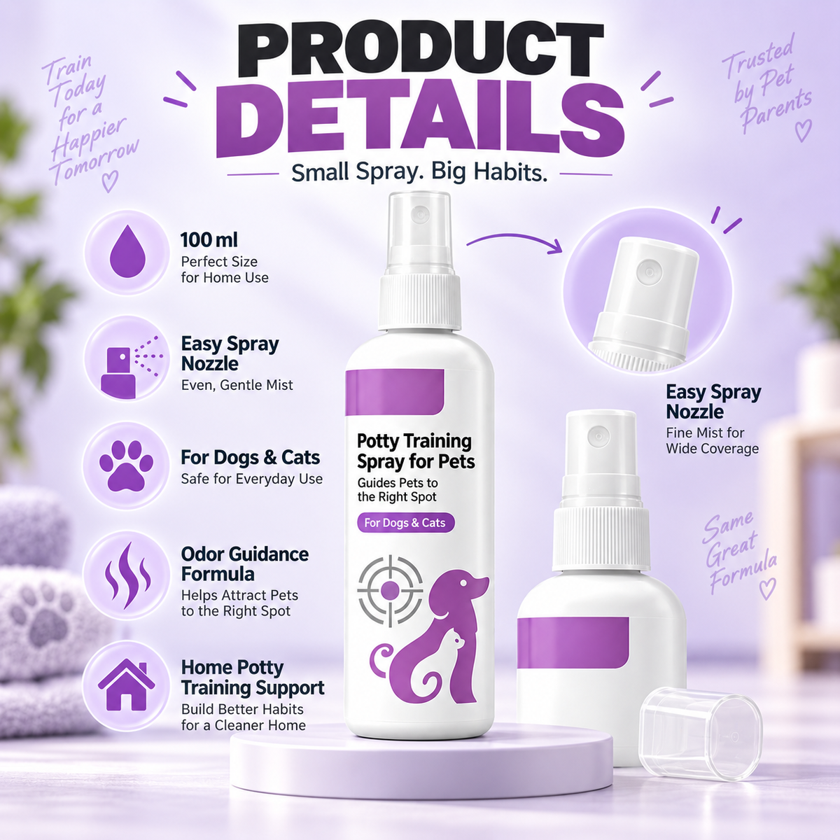 🔥 Must-Have Potty Training Hack – Pet Training Spray